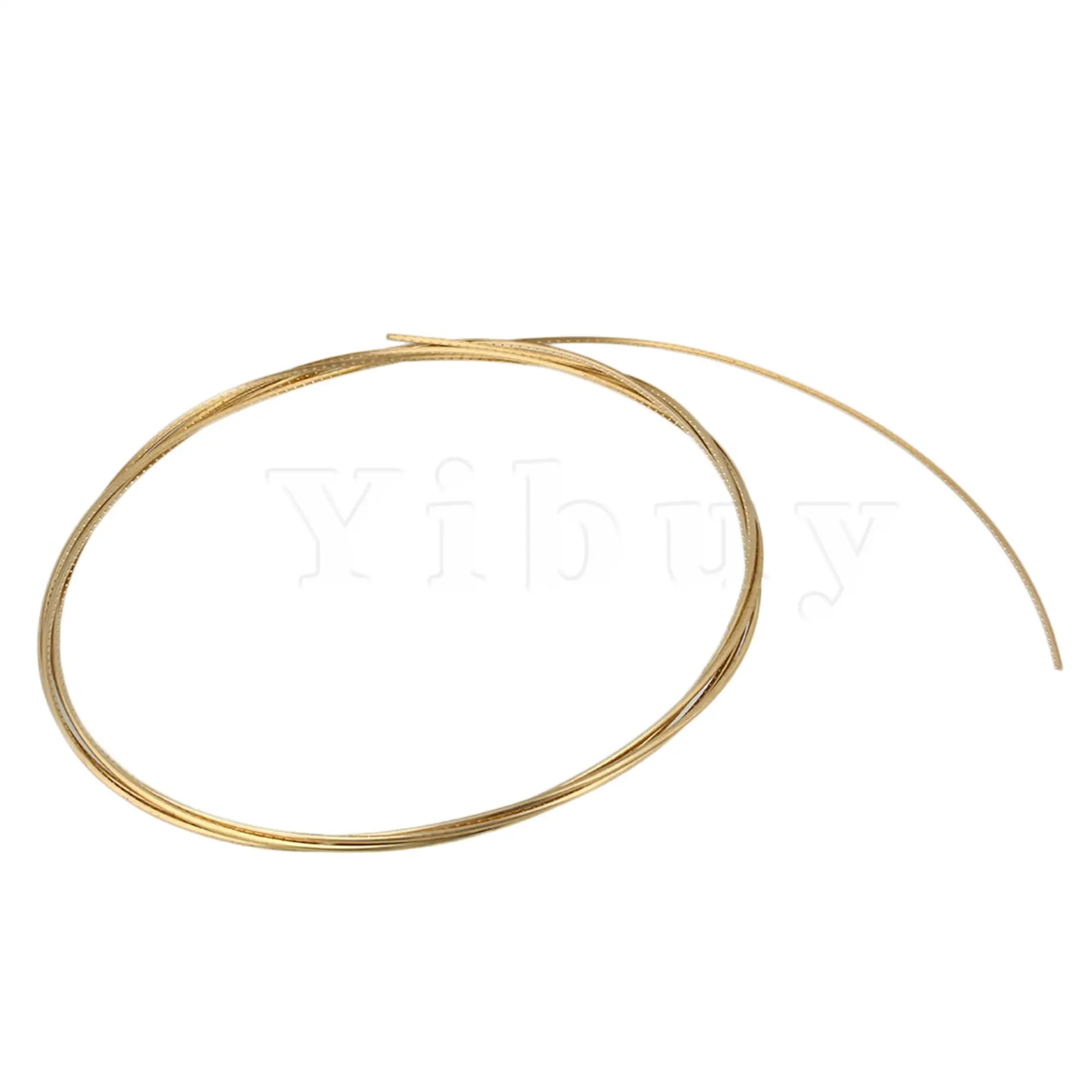 Yibuy Золотой 8ft гитарный Fret провод для электрогитары 2 3 мм | Спорт и развлечения
