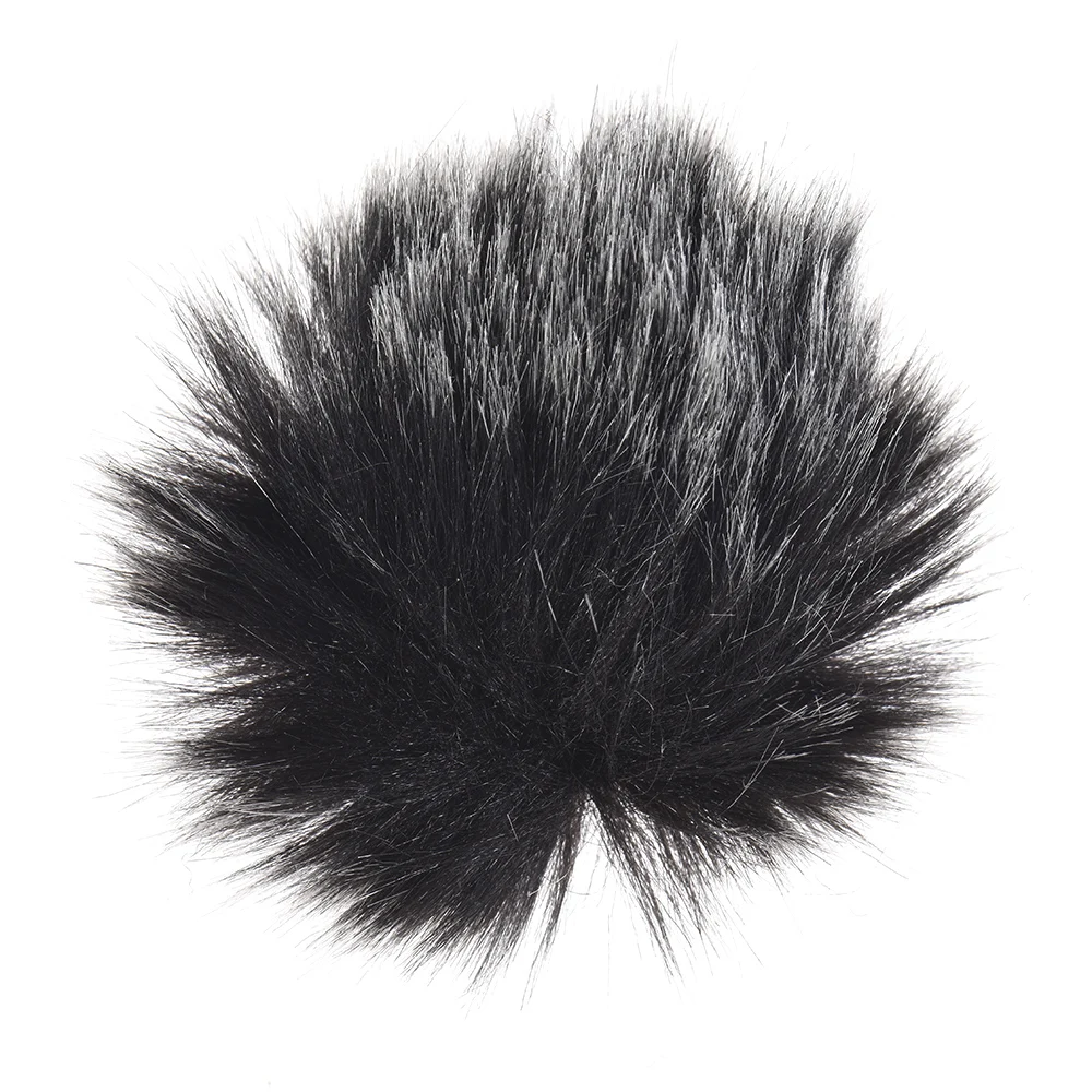 Andoer 1 / 3 5 штук в партии Пушистый открытый микрофон муфта для лобового стекла мини