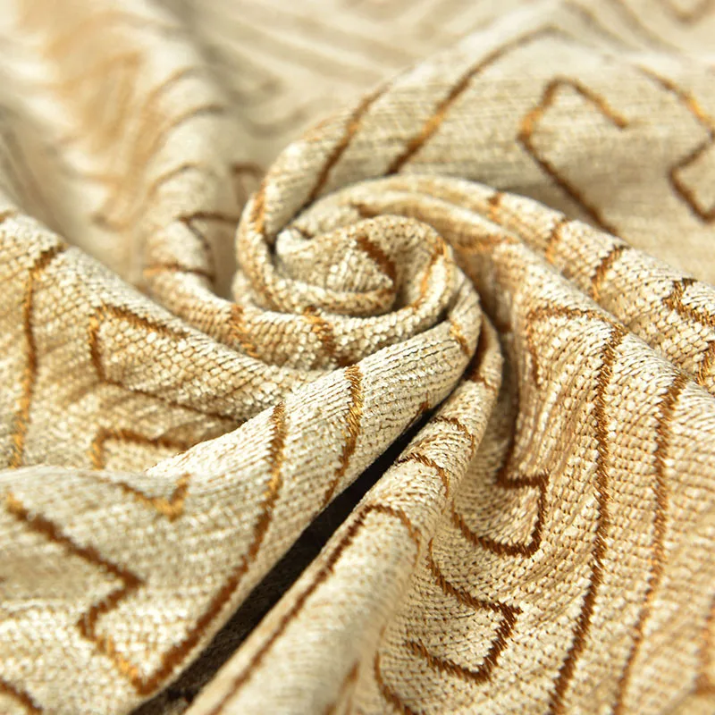 

New Chinese Curtain Chenille Embroidered Curtains for Living Dining Room Bedroom