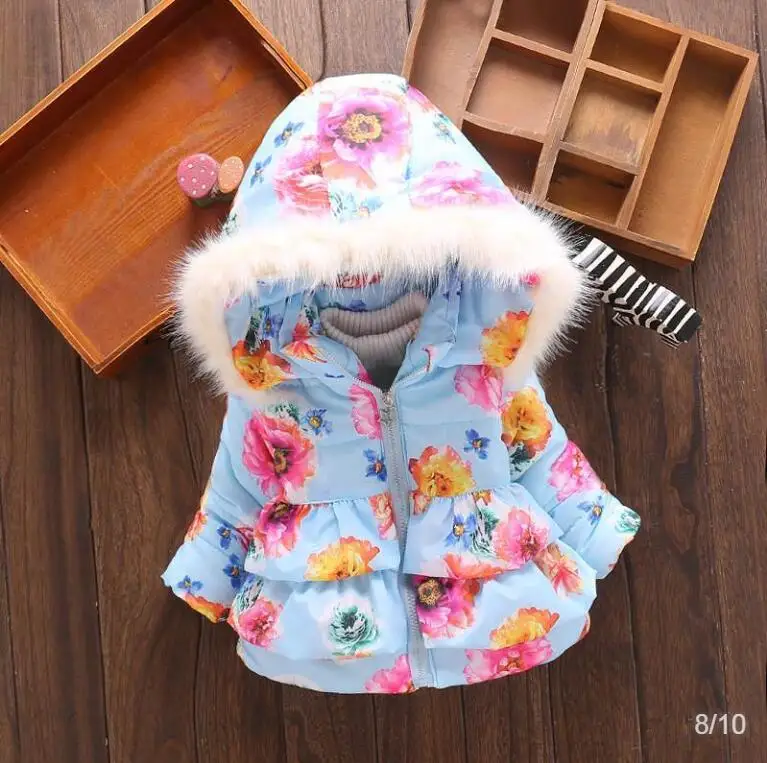 Детская одежда для маленьких мальчиков и девочек зимние теплые пальто куртка 2019