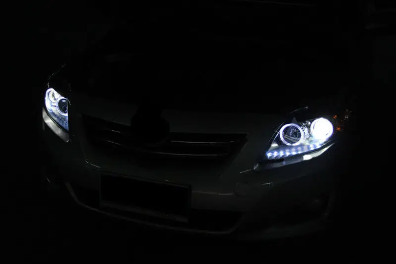 Halo проектор фара в сборе с балластным балом ксенон для Toyota Corolla 2009 2010|Фара авто
