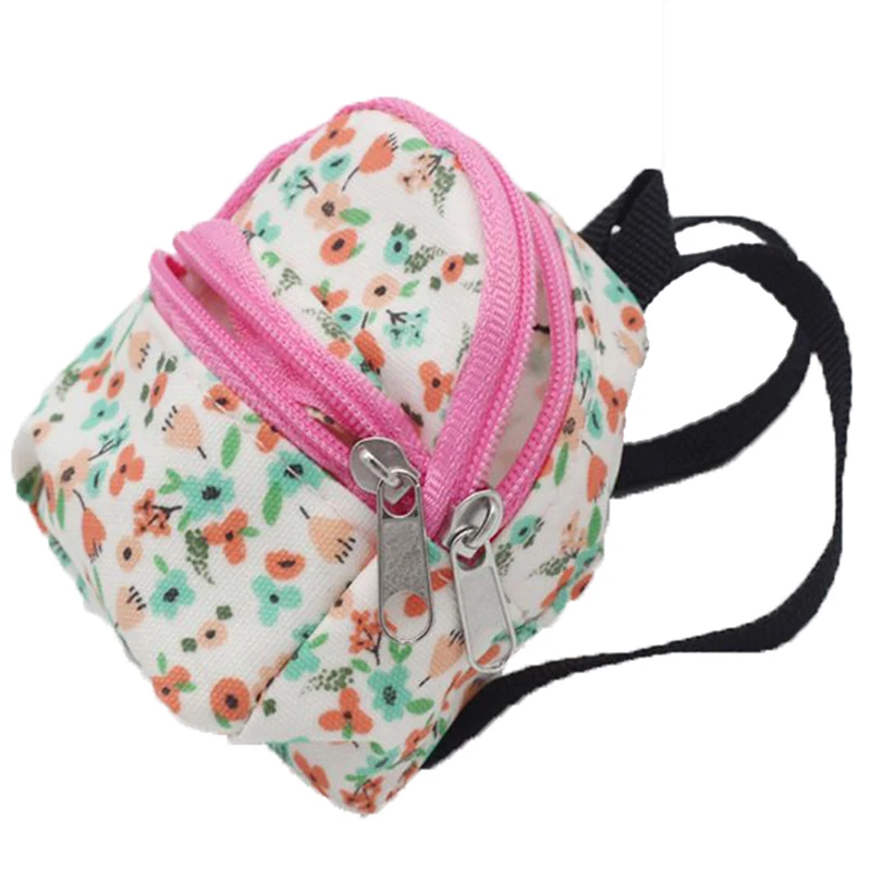 

1PCS Dolls Bag Accessories Miniature Flower Backpack For 1 /6 Doll Best Gift