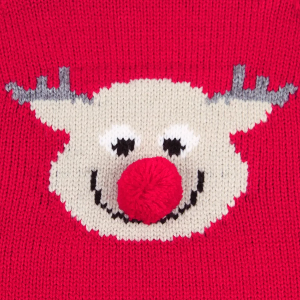 Рождественская Одежда для маленьких девочек Очаровательные Вязаные боди с