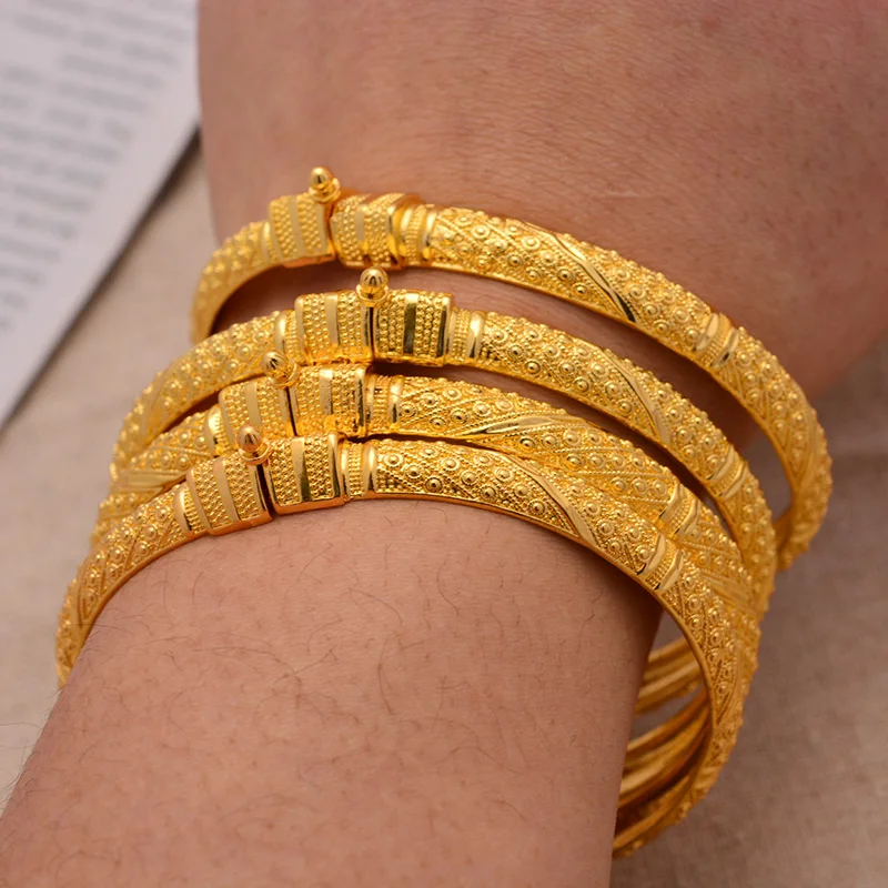 Женский браслет из эфиопского золота 4 шт./компл. | Украшения и аксессуары