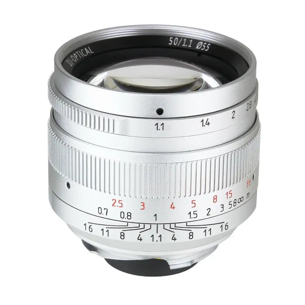 7artisans 50 мм f1.1 Большая диафрагма Paraxial ручной объектив для Leica M Mount M3 M4 M6 M7 M8 M9 M240 M10
