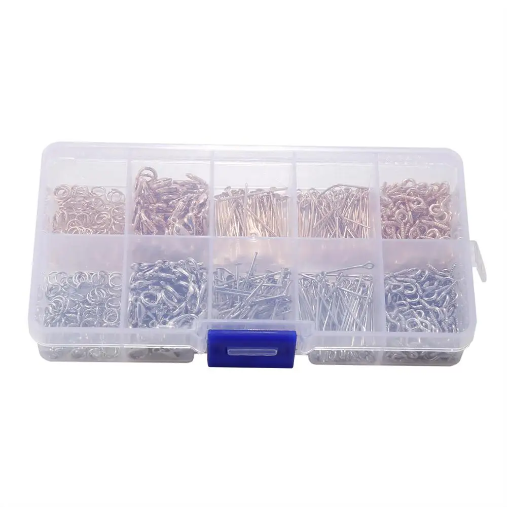 350 шт./кор. застежки-карабины соединительное кольцо с плоской головкой штифты