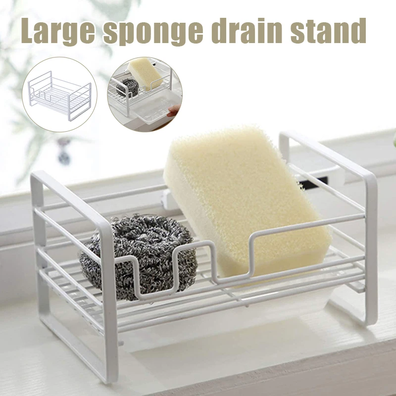 Лидер продаж держатель для губки съемный лоток стеллаж хранения органайзер