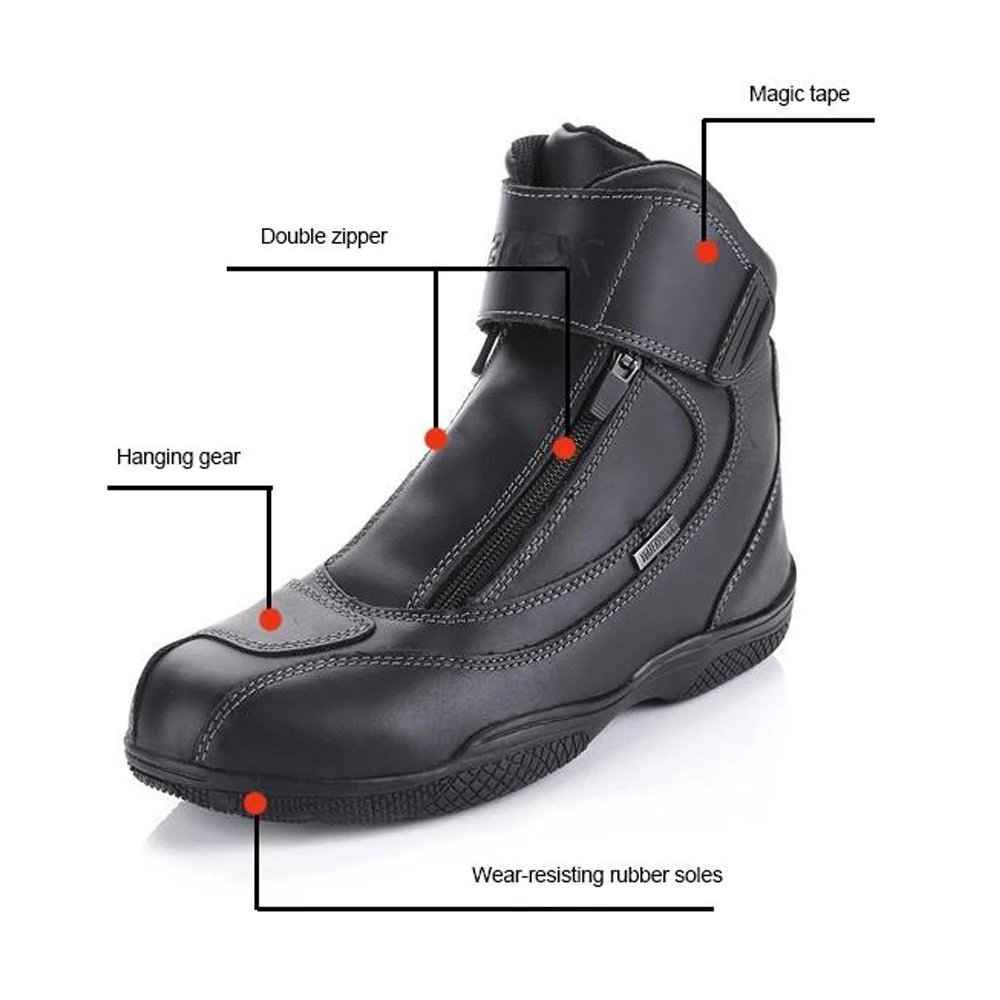 Мотоциклетные ботинки ARCX из натуральной коровьей кожи водонепроницаемые для