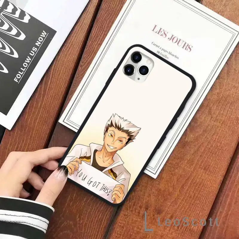 

Haikyuu bokuto koutarou anime Phone Case for iPhone 11 12 pro XS MAX 8 7 6 6S Plus X 5S SE 2020 XR