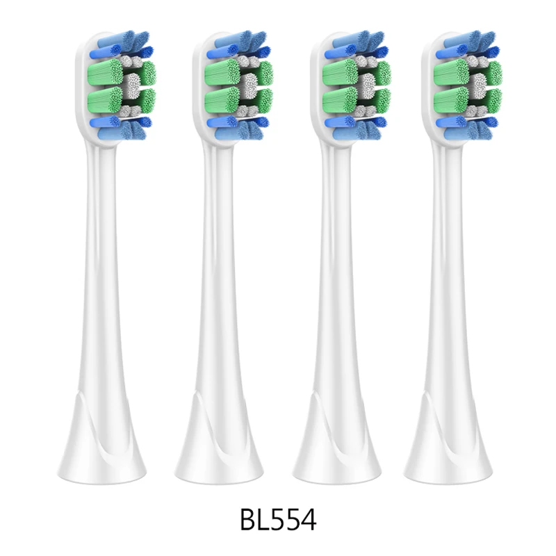 

4pcs lot Replacement Toothbrush Heads For nbhbj DiamondClean HydroClean Black BL554 Electric Toothbrush Heads