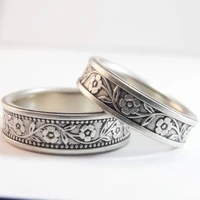 2pcs simple fashionable engagement wedding ring mens and womens wedding ring size 6 11
