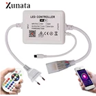 AC110V 220V Wifi rgb-контроллер с 24 клавишами ИК-пульт дистанционного управления 750 Вт 8 мм 10 мм PCB EU US AU UK штекер для светодиодный светильник