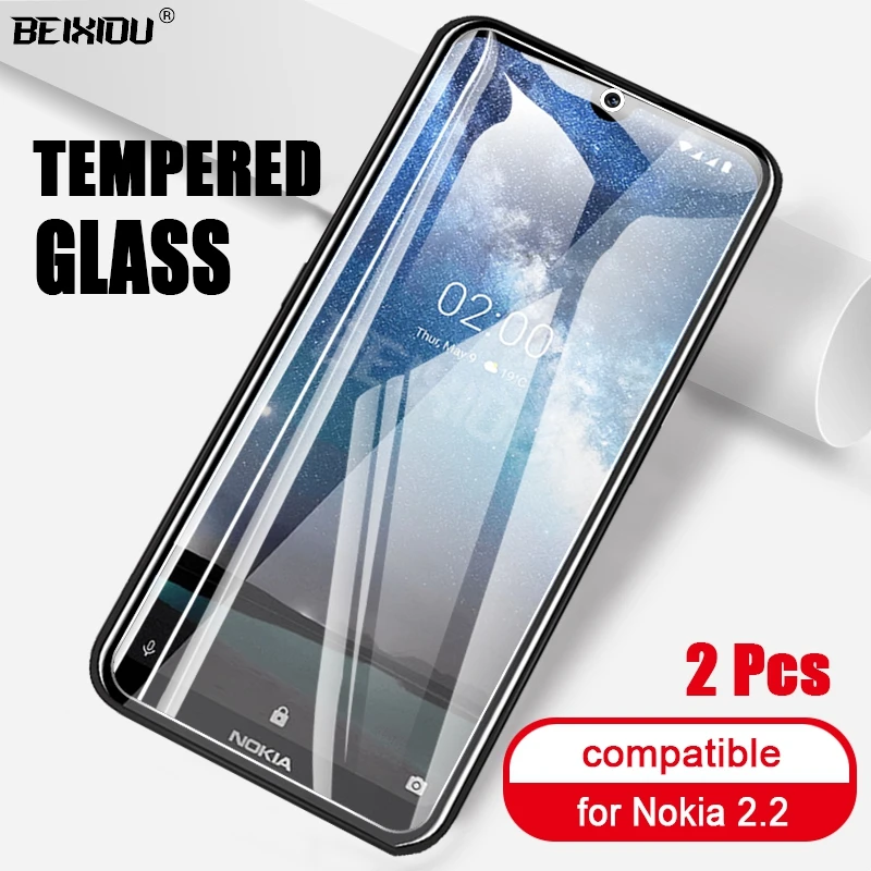 2 шт Полное закаленное стекло для NOKIA защита экрана 2.5D 9h Nokia защитная