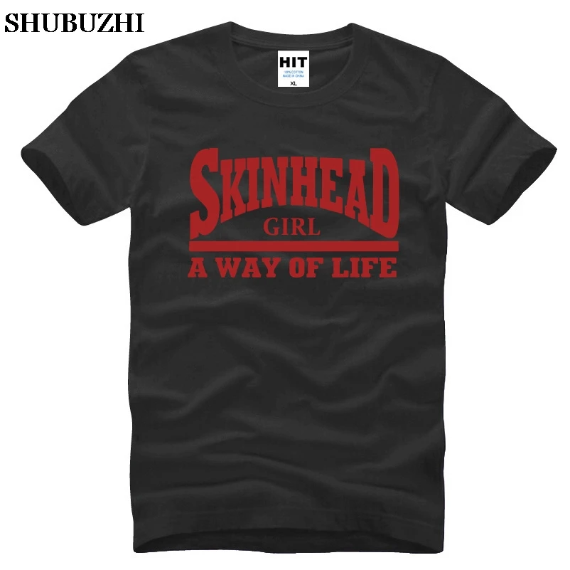 Skinheads Футболка мужская Skinhead A Way Of Life с принтом короткий рукав хлопок Повседневная