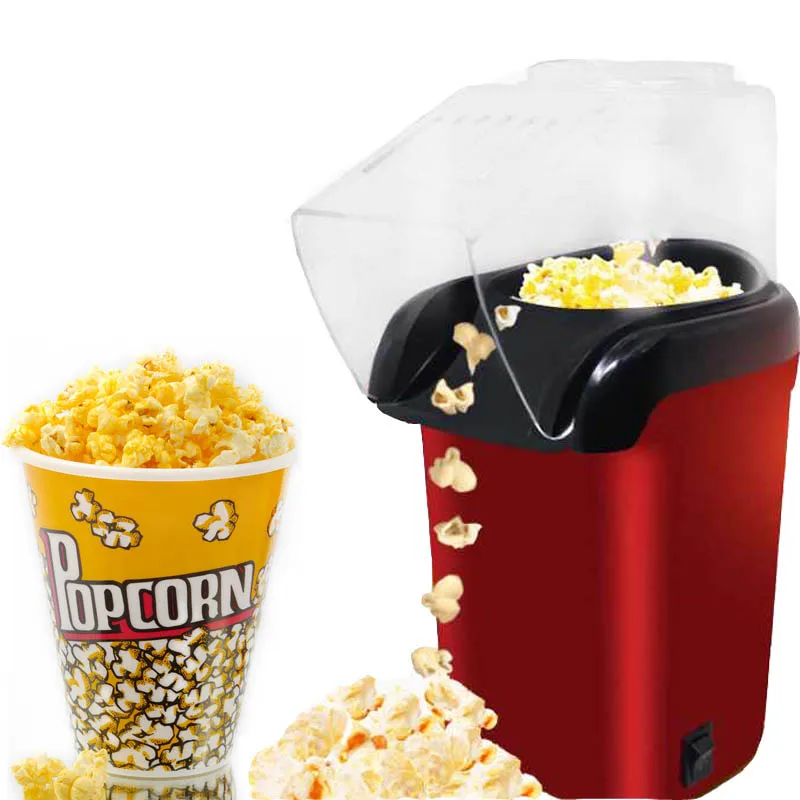 

1200W Mini Household Healthy Hot Air Oil-free Popcorn Maker Corn Popper For Home Kitchen