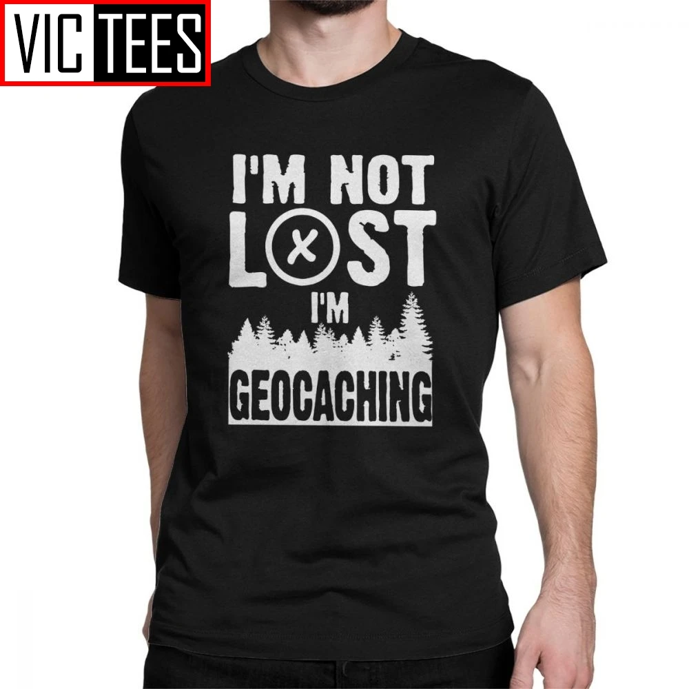 Мужские футболки I'm Not Lost Geocaching футболка из 100 хлопка премиум класса Geo cache r Gps