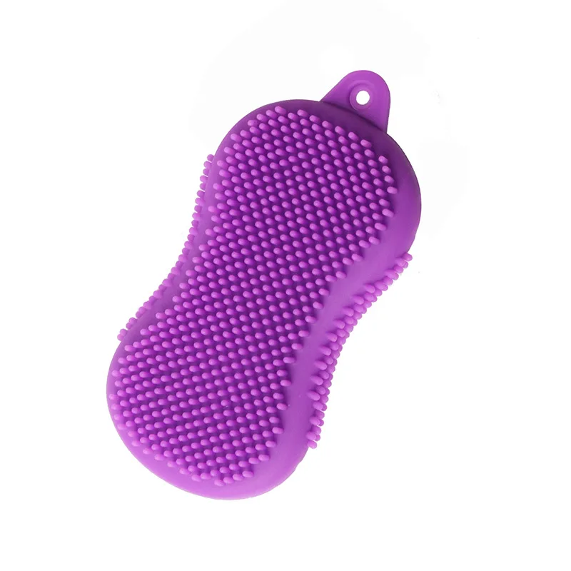 

Silicone Shampoo Bath Brush Multifunctional Double-Sided Bath Massage Brush Bath Rub Bath