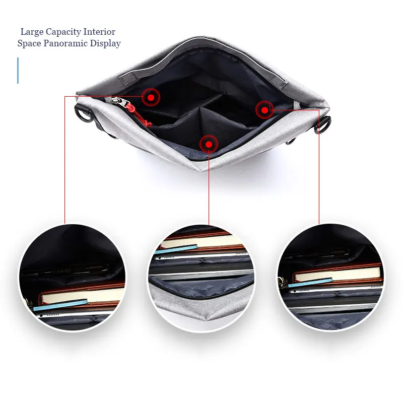 Оригинальная крутая Повседневная водонепроницаемая сумка-мессенджер в