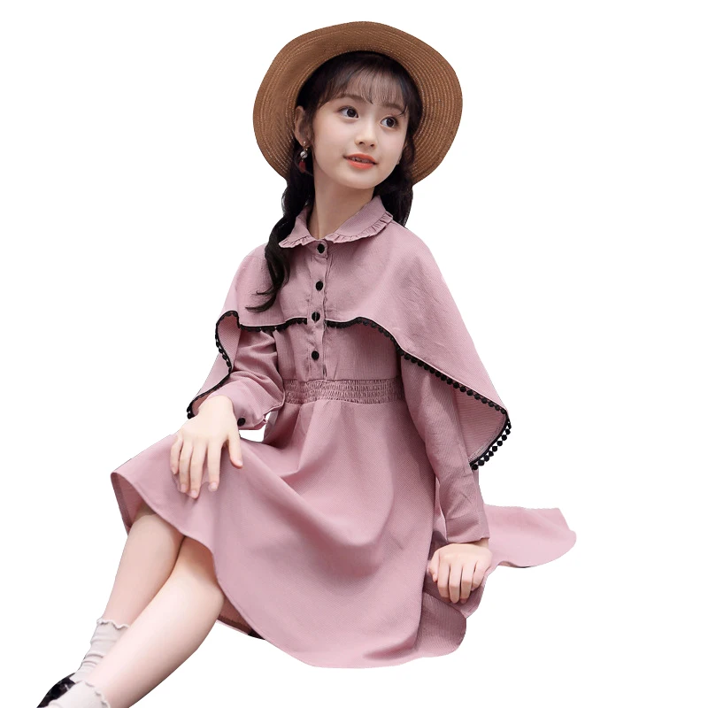 Осень 2019 элегантное платье для девочек вечерние платья принцессы с длинным