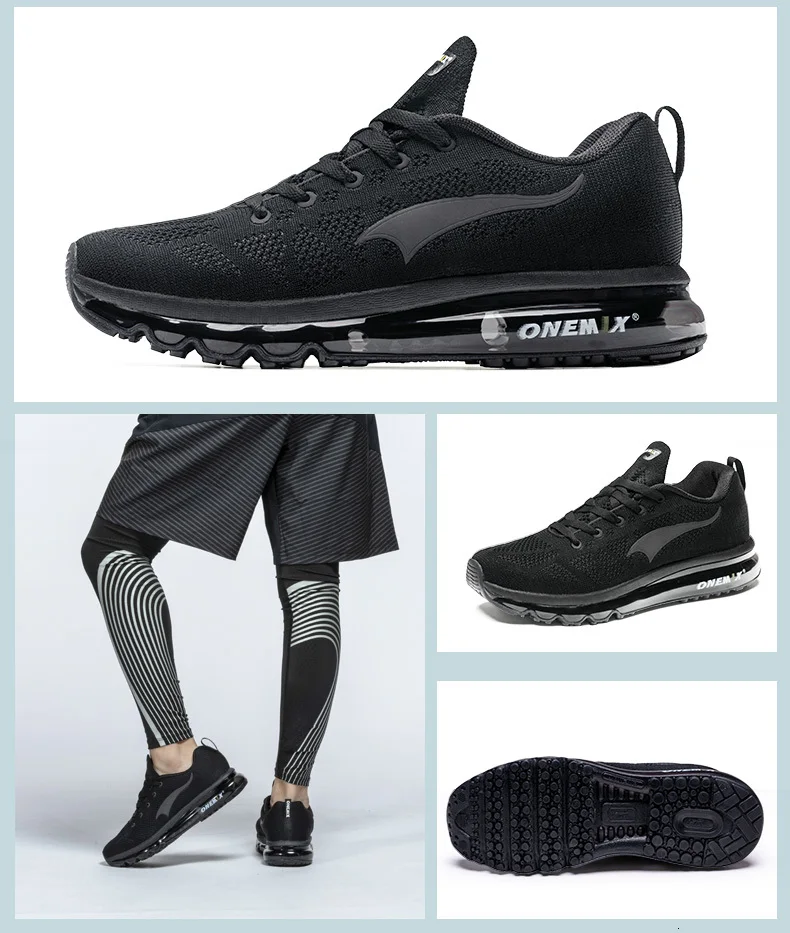 ONEMIX, мужские кроссовки для бега, красивые, Zapatillas, спортивная обувь для тренировок, черные, красные, спортивная обувь для бега на открытом воздухе 1118B