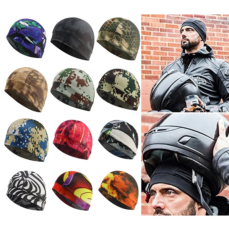 

2021 Men Knitted Winter Cap Casual Beanies Camouflage Color Hip-hop Snap Slouch Skullies Bonnet Beanie Hat