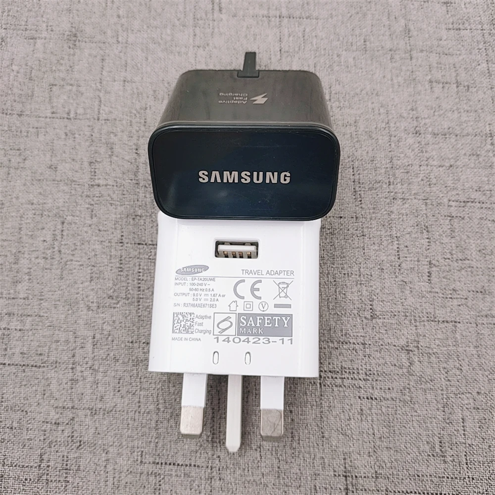 Оригинальное быстрое зарядное устройство для Samsung Galaxy адаптер 9 В 1 67 а с вилкой