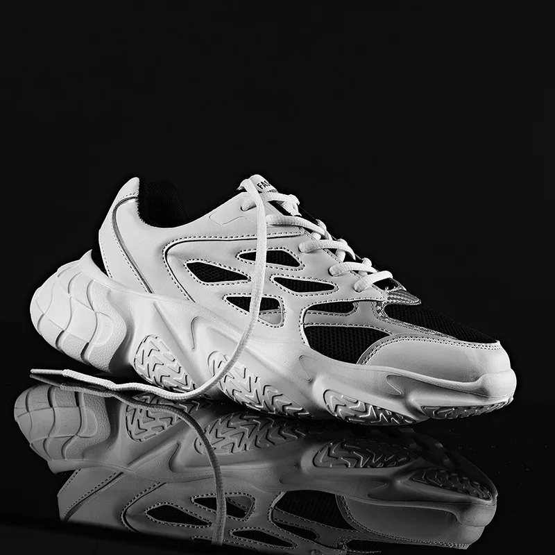 

Men Sneakers Fashion Sports Shoes White Black Running Shoes Outdoor Men Shoes Breathable Shoes High Quality Jogging Tennis Shoes