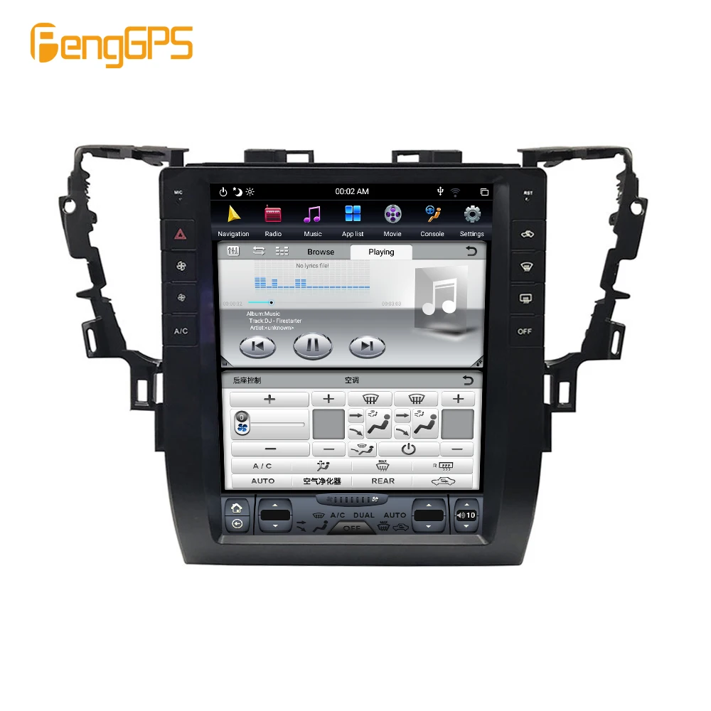 Автомагнитола Tesla с gps Android 8 1 4 + 64 дюйма Автоматическая навигация для TOYOTA Alphard Vellfire