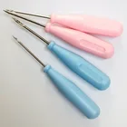1 шт., швейный крючок для кожи, со стальными стежками