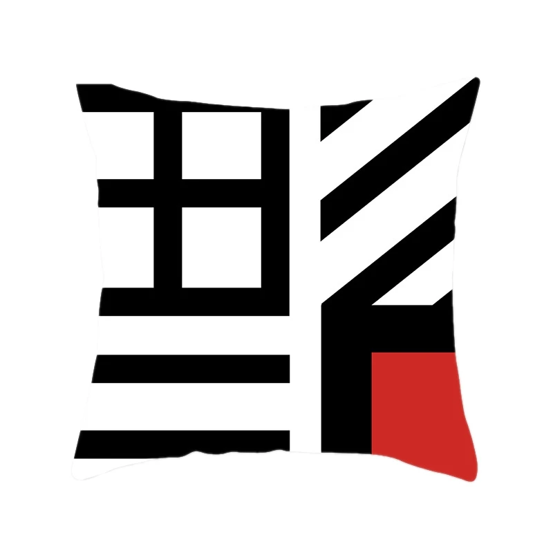 

Pillow Case Peach Skin Car Sofa Bed Waist Throw Cushion Cover Home Decoration