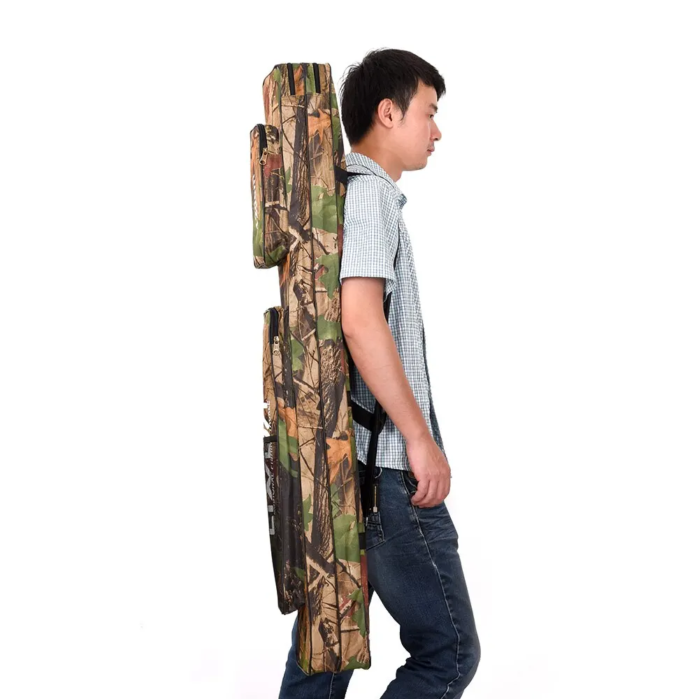 Lixada Double Layer Rod Bags Large Capacity Fishing Tackle Bag 120/150cm | Спорт и развлечения