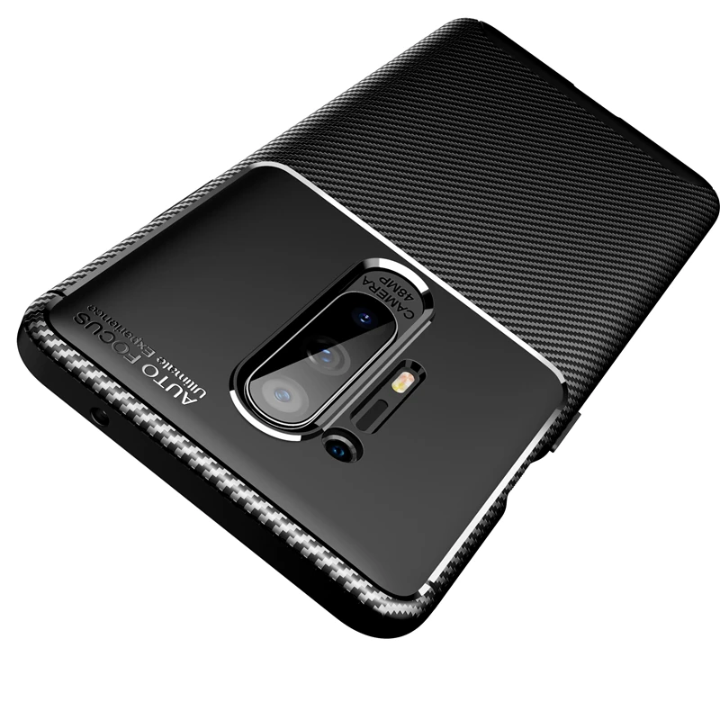 HATOLY чехол из углеродного волокна для Oneplus 8 Pro Чехол 6 6T 7T Ультратонкий телефона One