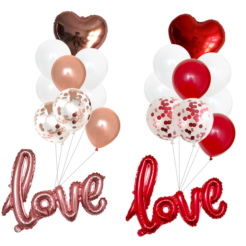 Воздушный шар из фольги цвета розового золота 1 комплект|Воздушные шары и