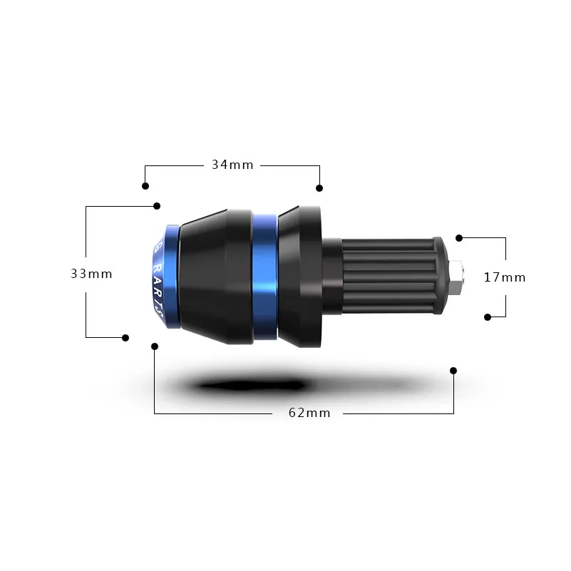 

Motorcycle Accessories CNC Handlebar Grips Handle Bar Cap End Plugs Universal
