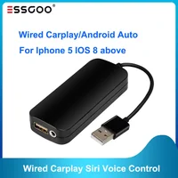 Проводной Carplay/Android Авторадио Экран Smart Link для Iphone 5 IOS 8 выше Siri Голосовое управление звонки GPS навигация автомобиль Ariplay