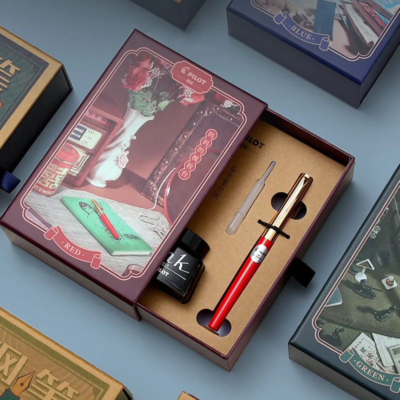 Ручка-пилот с золотым наконечником 22 карата 17 г обновленная AMS-17G для студентов и