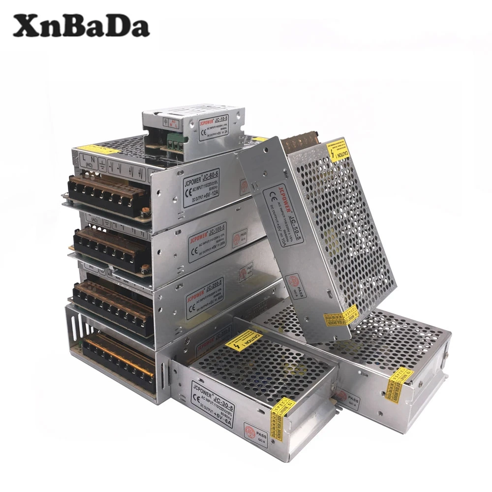 DC5V 2A/3A/4A/5A/6A/8A/10A/12A/15A/20A/30A/40A/60A источник питания светодиодный выключатель