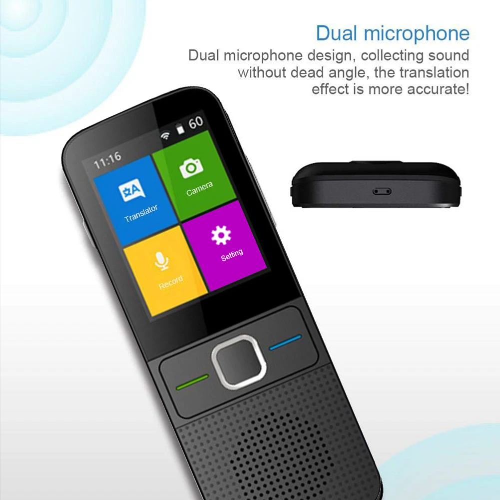 Дорожный обучающий портативный умный голос практичный в реальном времени Wi Fi для