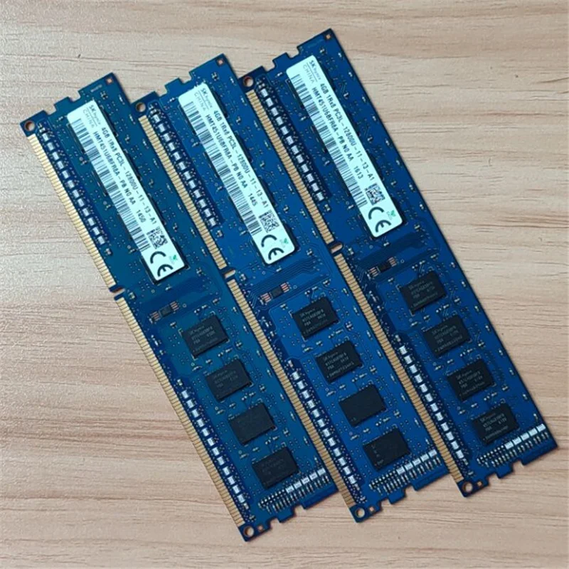 Sk Hynix ddr3 Оперативная память s 4 Гб 1Rx8 PC3L-12800U-11 / 1RX8 PC3-12800U-11 memoria DDR3 1600 МГц памяти 240pin