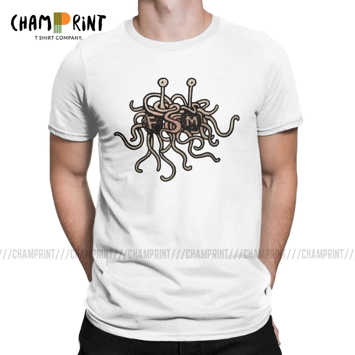 Повседневная футболка с монстрами FSM Flying Monsterism Monster мужские футболки Pastafarianism Religion