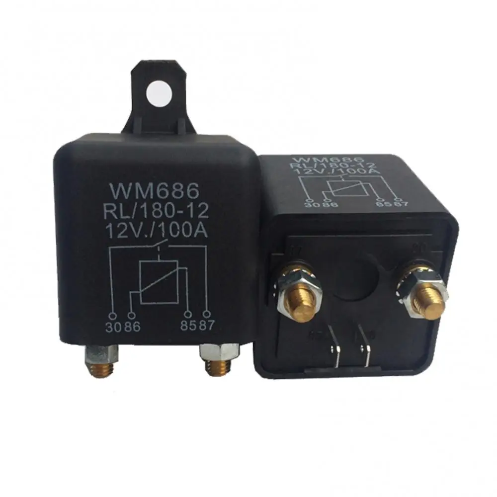 40% Прямая поставка! WM686 100A RL/180 12V DC пыленепроницаемое автомобильное пусковое реле