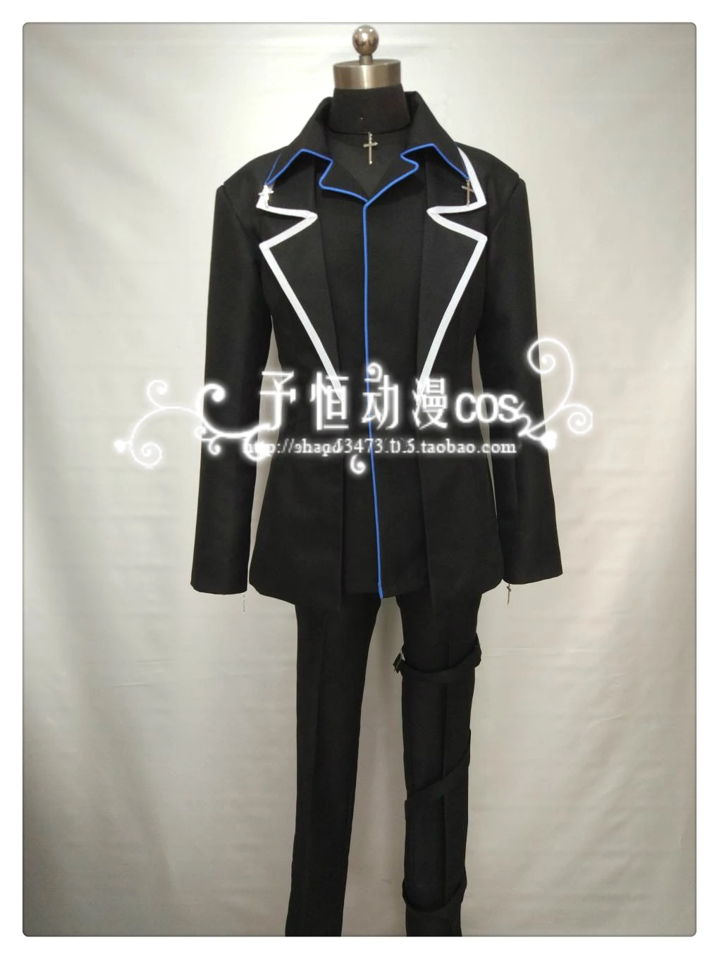 Высококачественное Аниме Shugo Chara! Костюм для косплея Ikuto Tsukiyomi повседневная черная