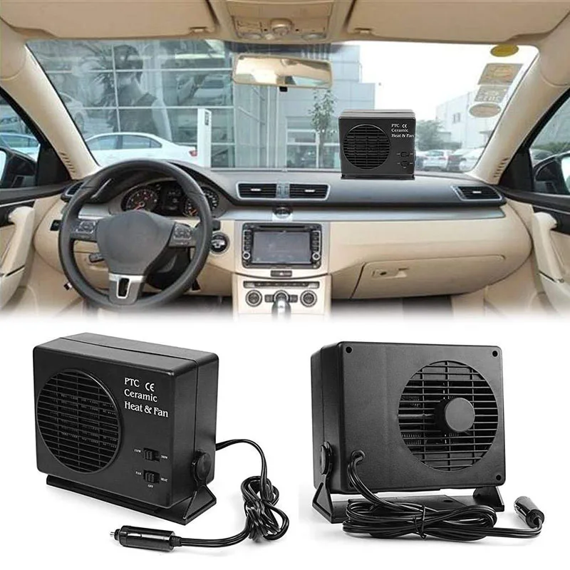 12V автомобильный обогреватель вентилятор 150W 300W Переключатель керамический