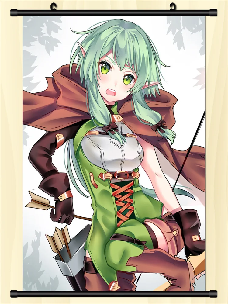 Аниме Goblin Slayer Priestess Elf Archer Cosplay коллекция домашнего декора Настенный постер