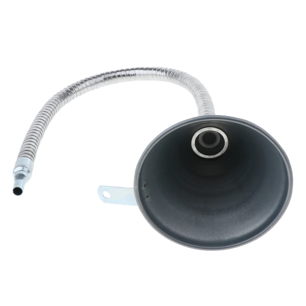 

Metal Auto Flexible Spout & Filter Gas Oil Water Fuel Funnel Set