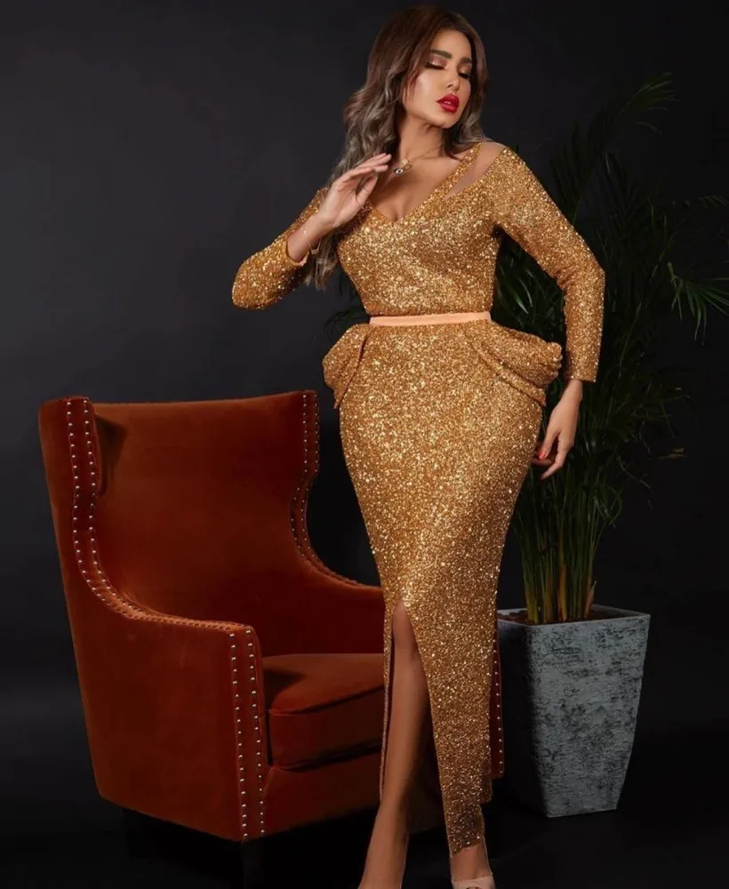 

Prom Evening Celebrity Dresses 2022 Woman's Party Night Cocktail Long Mermaid Dresses Plus Size Dubai Arabic Formal Dress