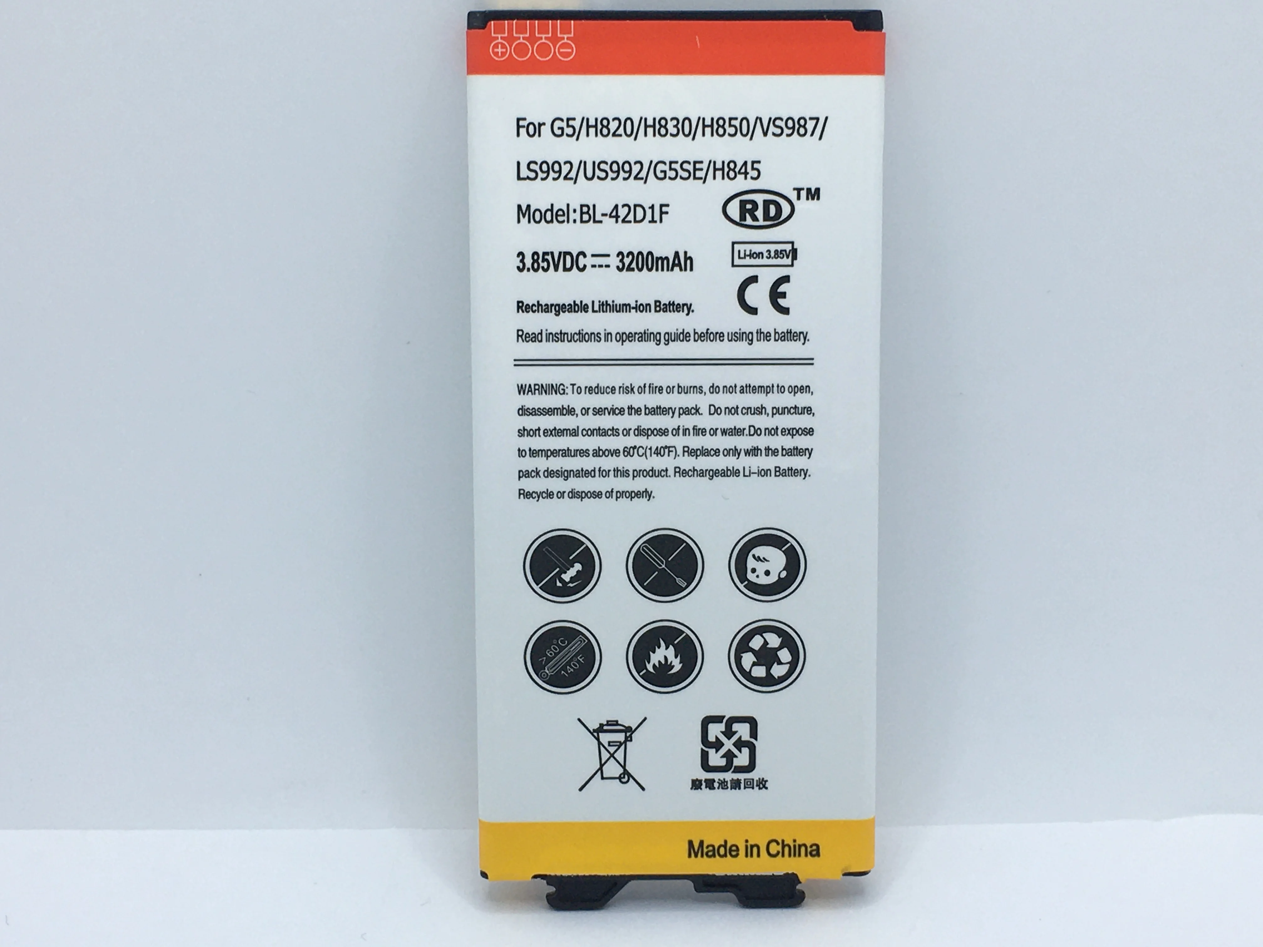 3200 мА/ч BL 42D1F Батарея для LG G5 VS987 US992 H820 H830 H840 H850 H860 H868 LS992 F700 BL42D1F