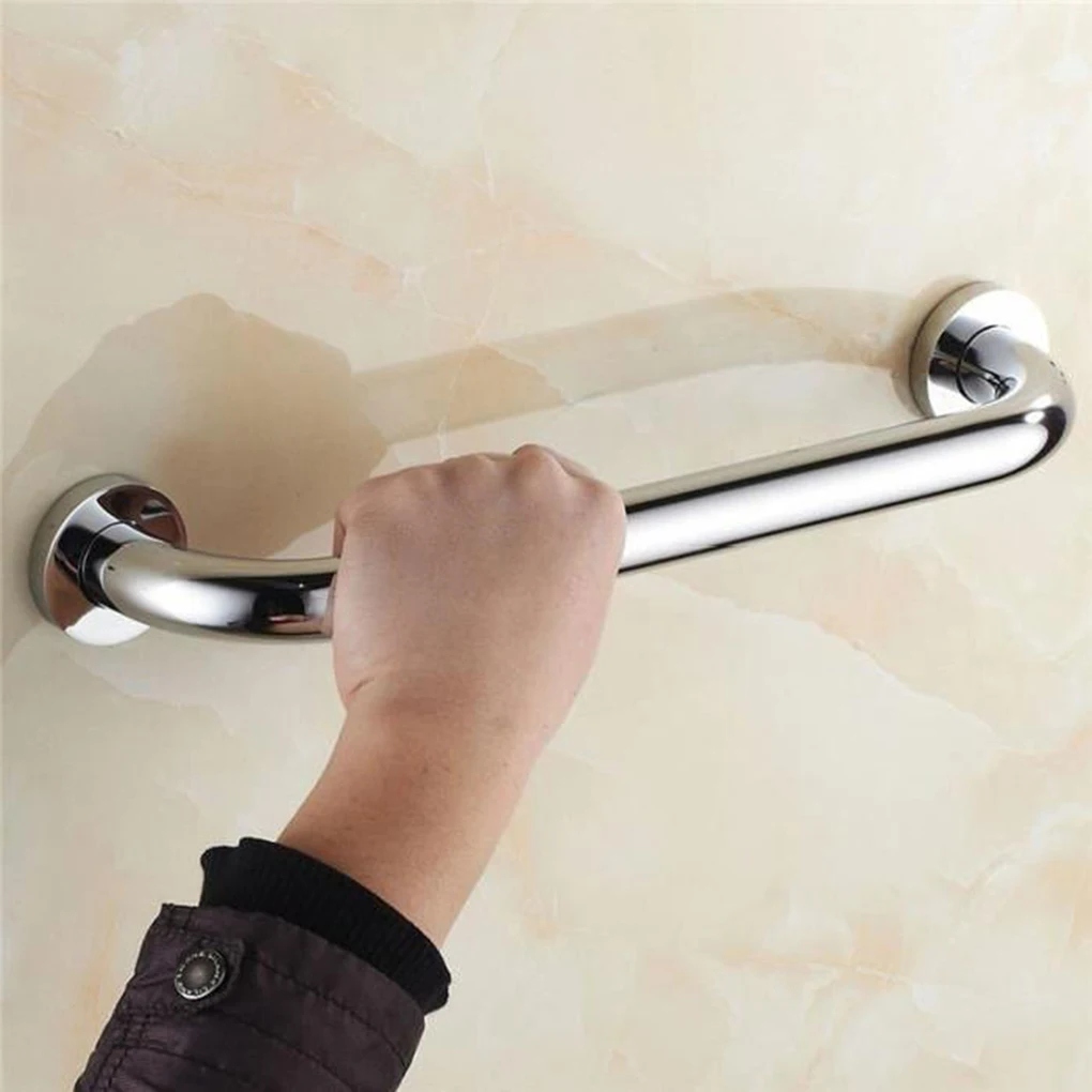 

2pcs High Quality Stainless Steel 300mm Bathroom Tub Toilet Handrail Grab Bar Shower Safety Support Handle Towel Rack