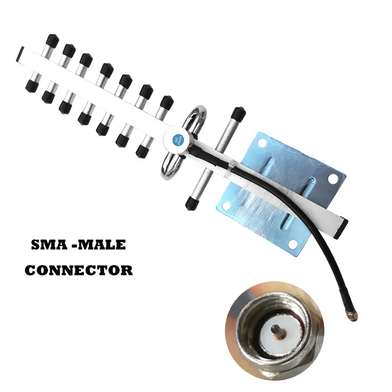 1710~2170mhz 3G 4G Yagi outdoor antenna &quotSMA&quot connector for DCS/LE WCDMA PCS AWS Signal booster amplifier | Мобильные