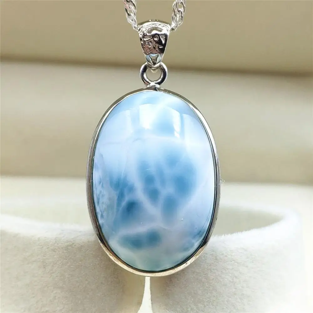 Топ из натурального синего камня laristar прозрачная Подвеска для женщин и мужчин